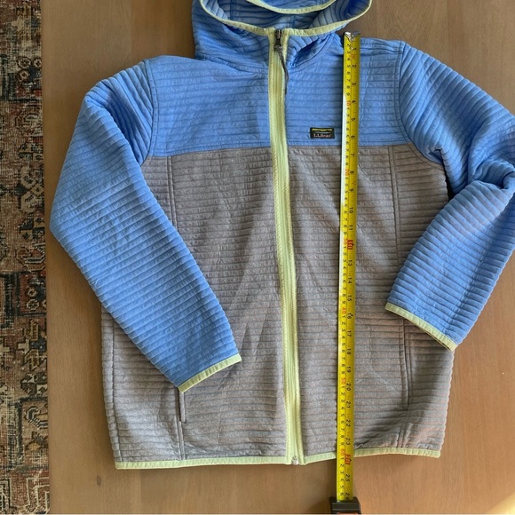 LL Bean Kids' Airlight Full-Zip Hoodie, Colorblock - Picture 7 of 9
